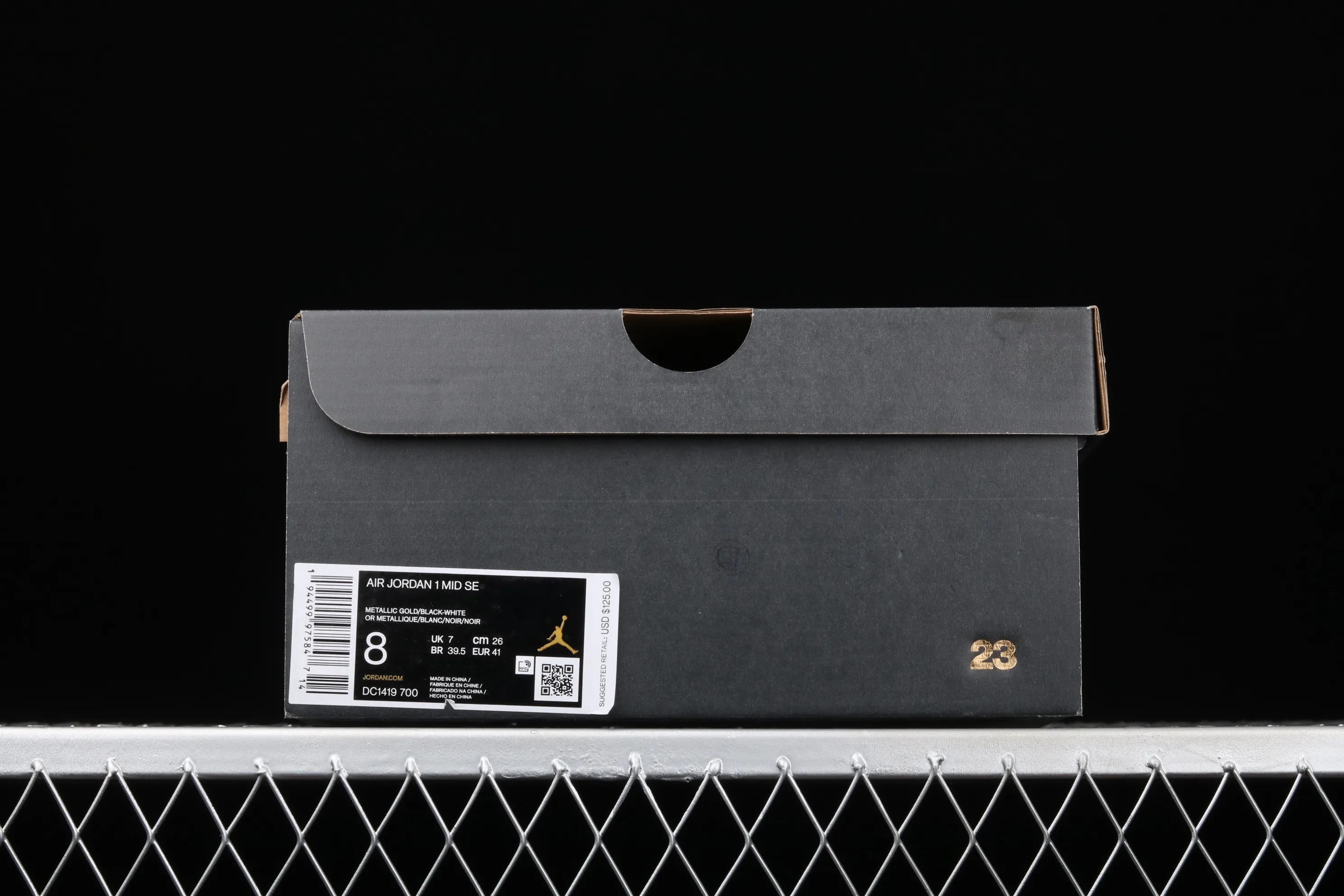 All categories Air Jordan Jordan series basketball shoes Air Jordan 1 Mid G version pure original Air Jordan 1 Mid AJ1 Joe 1 liquid gold DC1419-700
